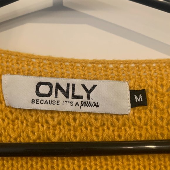 Yellow Knit Sweater - Picture 3 of 3
